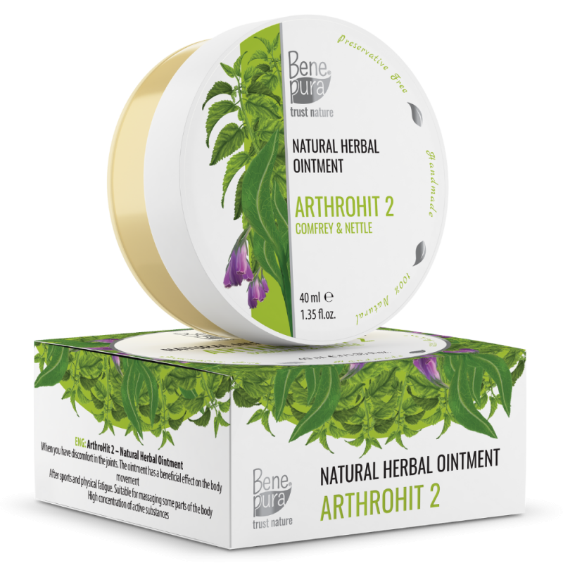 Pomada para problemas articulares con Consuelda y Ortiga - 40 ml - Pomadas para Dolor Muscular