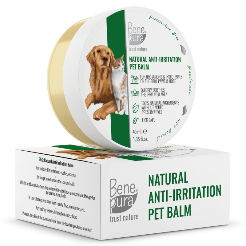 Bálsamo Anti-Irritación para Mascotas con Llantén - 40 ml - Pomadas para Mascotas