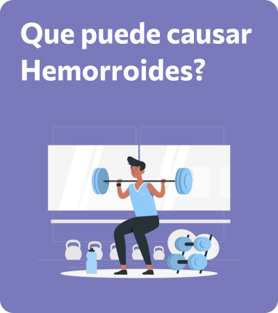 Que puede causar hemorroides?