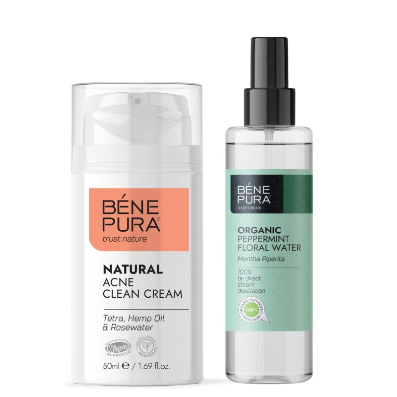 Crema Facial Anti-Acné y Bio Agua floral de Menta - GMC