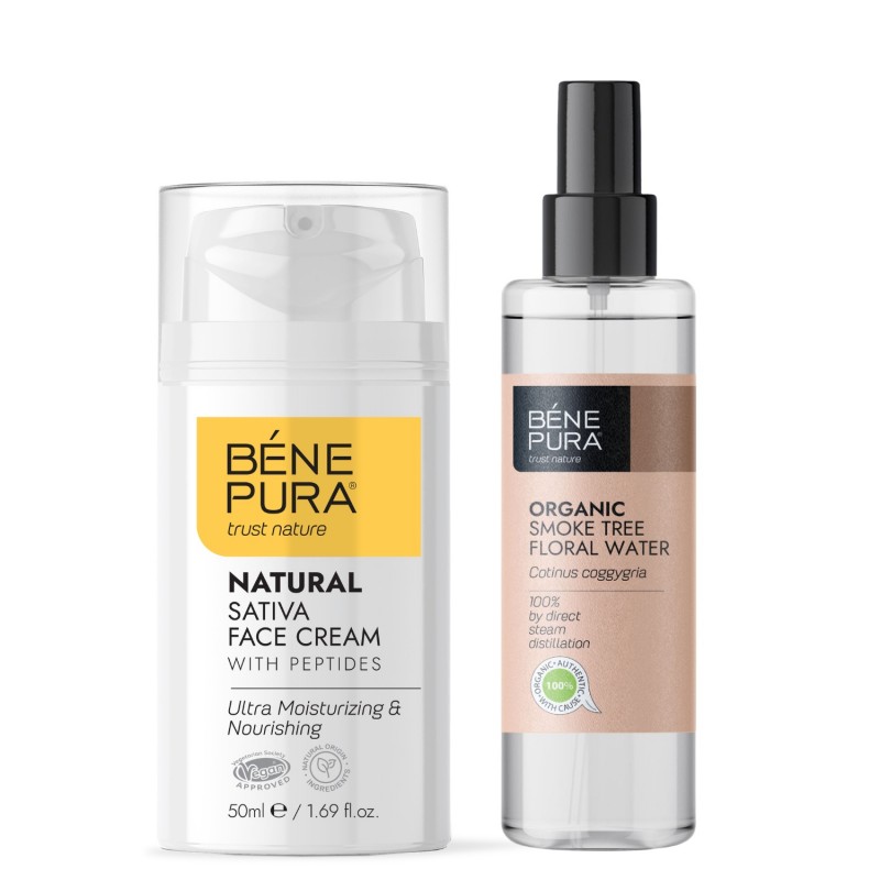 Bio Agua floral de Árbol de Humo y Crema Facial Hidratante - GMC