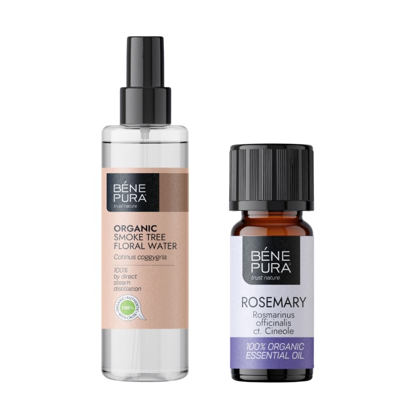 Bio Agua floral de Árbol de Humo y Bio Aceite esencial de Romero Cineol - GMC