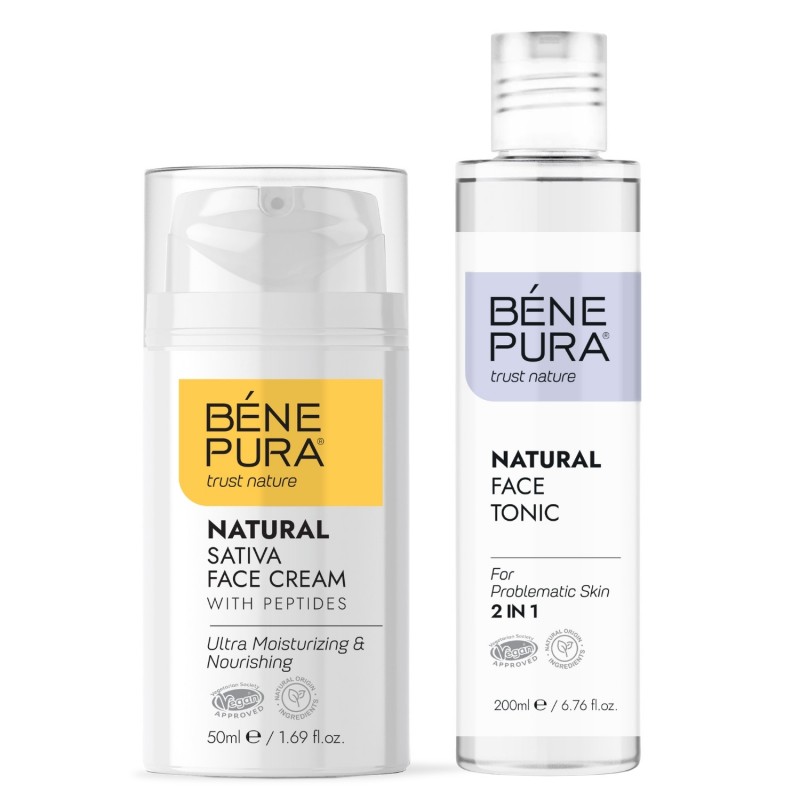 Tónico Facial para Pieles Problemáticas y Crema Facial Hidratante - Comparaci&oacute;n de Producto