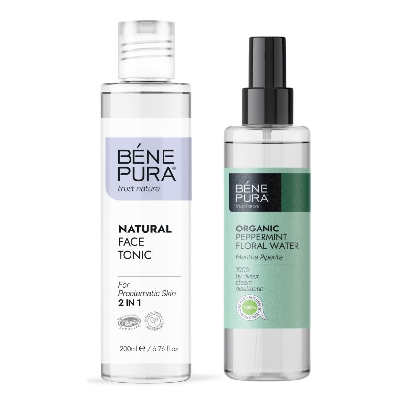 Tónico Facial para Pieles Problemáticas y Bio Agua floral de Menta - GMC