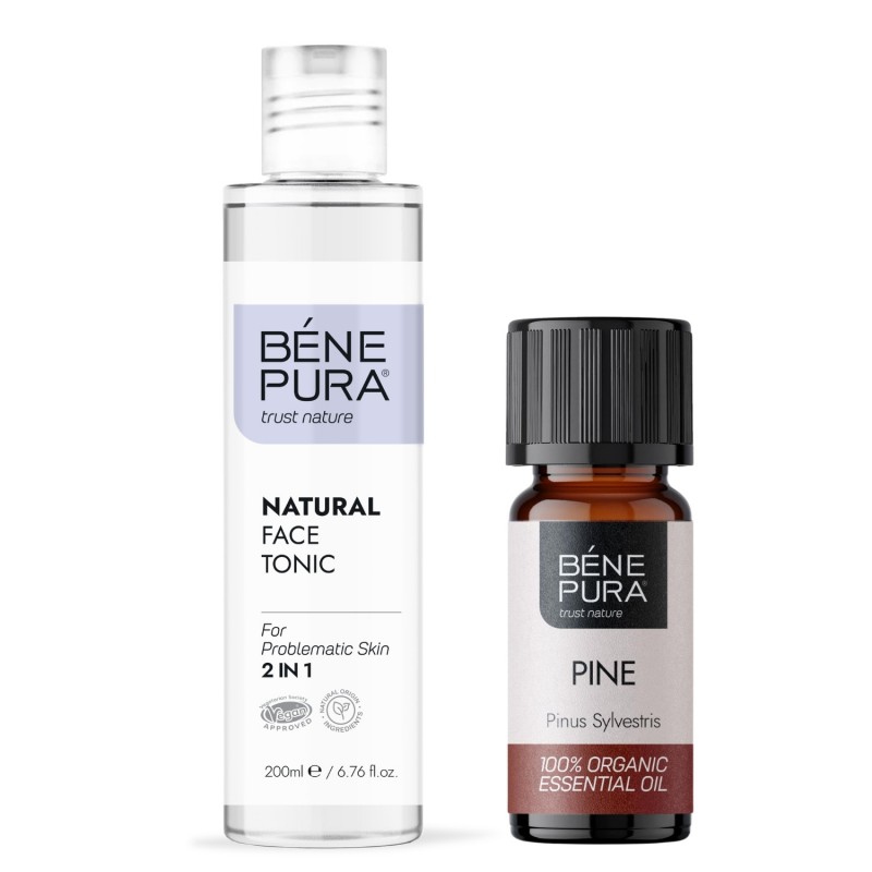 Tónico Facial para Pieles Problemáticas y Bio Aceite esencial de Pino Blanco - GMC