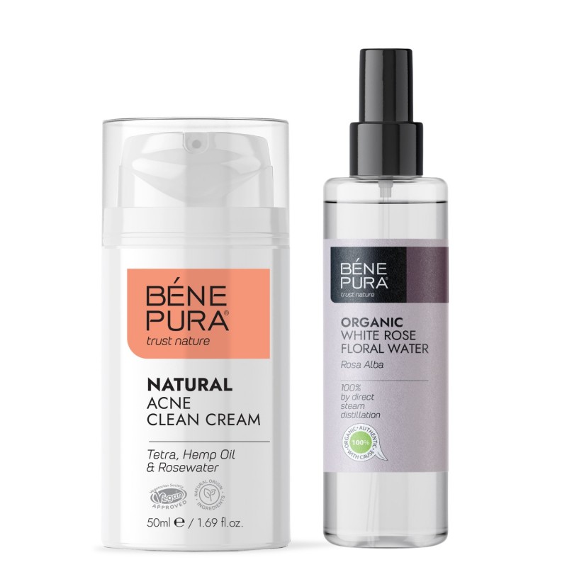 Crema Facial Anti-Acné y Bio Agua floral de Rosa Alba - GMC