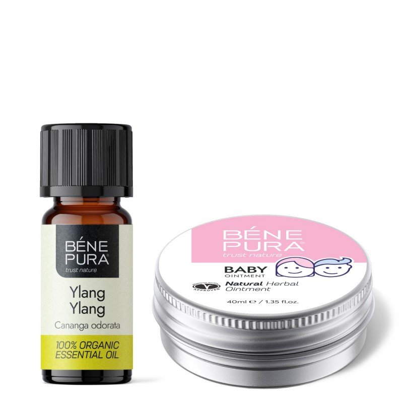 Pomada para la Dermatitis del Pañal con Caléndula y Manzanilla y Bio Aceite esencial de Ylang Ylang - GMC