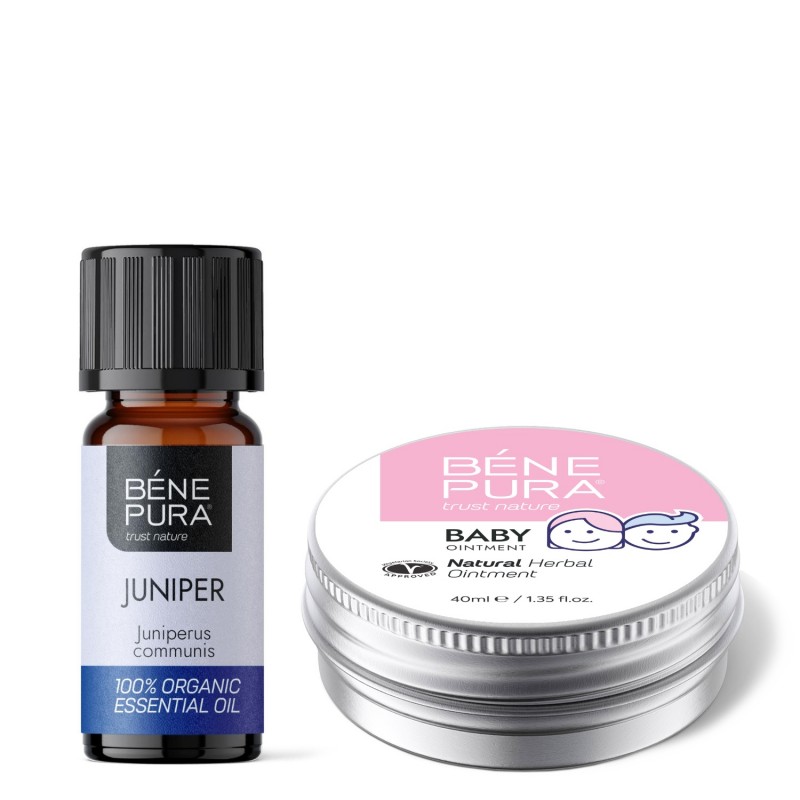 Pomada para la Dermatitis del Pañal con Caléndula y Manzanilla y Bio Aceite esencial de Enebro - GMC