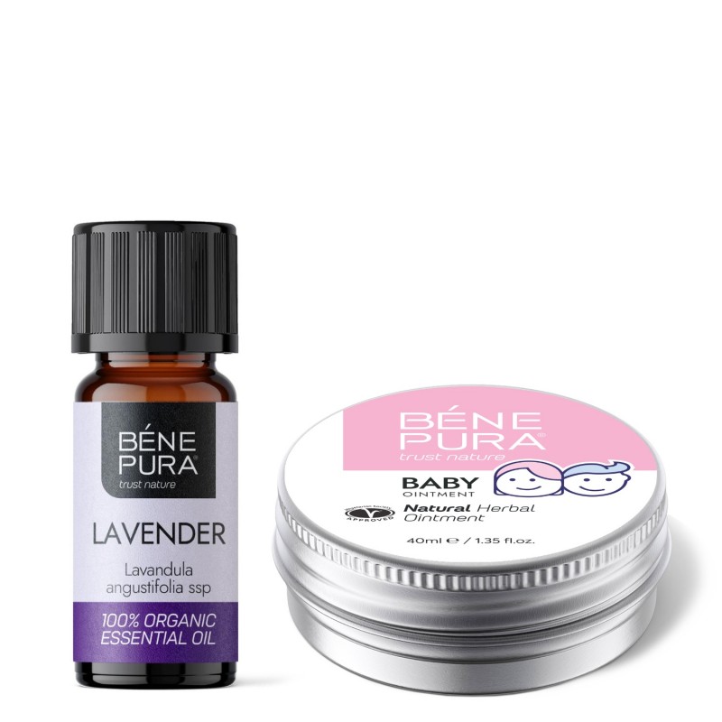 Pomada para la Dermatitis del Pañal con Caléndula y Manzanilla y Bio Aceite esencial de Lavanda - GMC