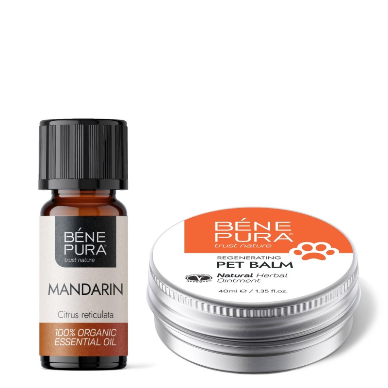 Bálsamo Regenerador para Mascotas con Caléndula y Bio Aceite esencial de Mandarina roja