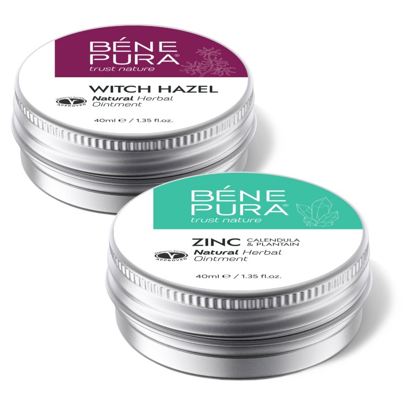 Pomada para Hemorroides con Hamamelis y Pomada para irritaciones de la piel con Óxido de Zinc - Comparaci&oacute;n de Producto