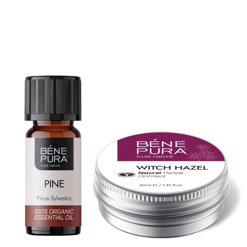 Pomada para Hemorroides con Hamamelis y Bio Aceite esencial de Pino Blanco - GMC