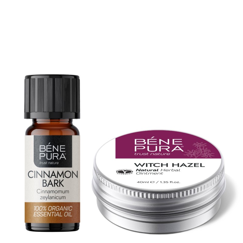 Pomada para Hemorroides con Hamamelis y Bio Aceite esencial de Canela - GMC