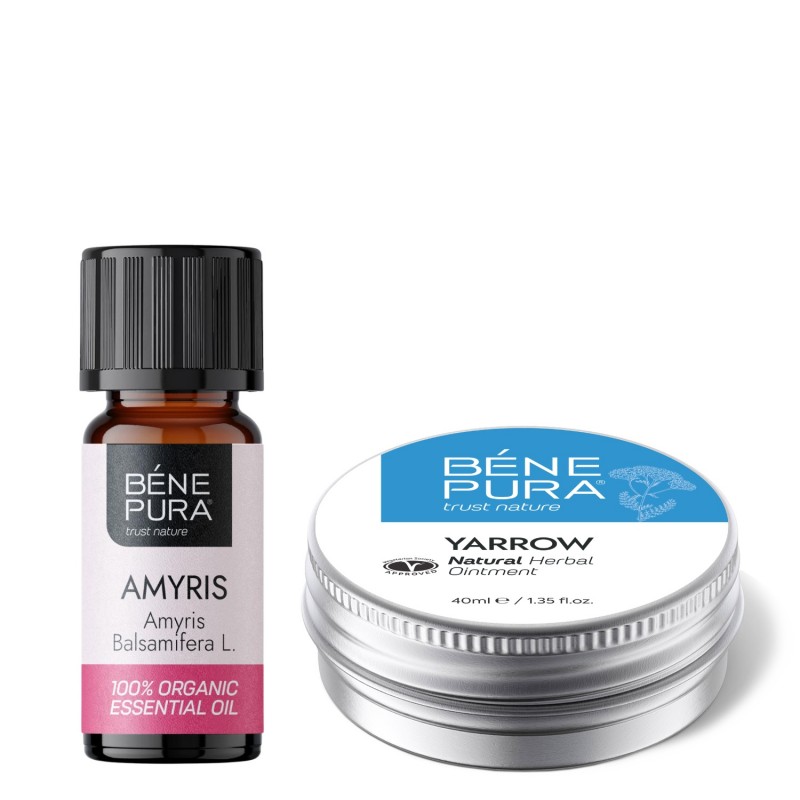 Pomada para Hemorroides con Milenrama blanca y Bio Aceite esencial de Amyris