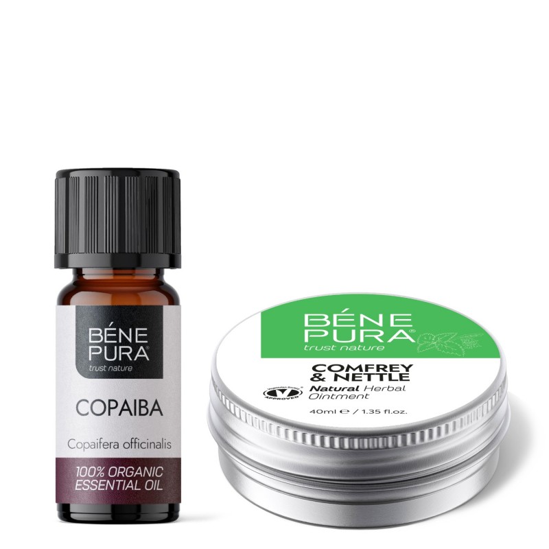 Pomada para problemas articulares con Consuelda y Ortiga y Bio Aceite esencial de Copaiba - GMC