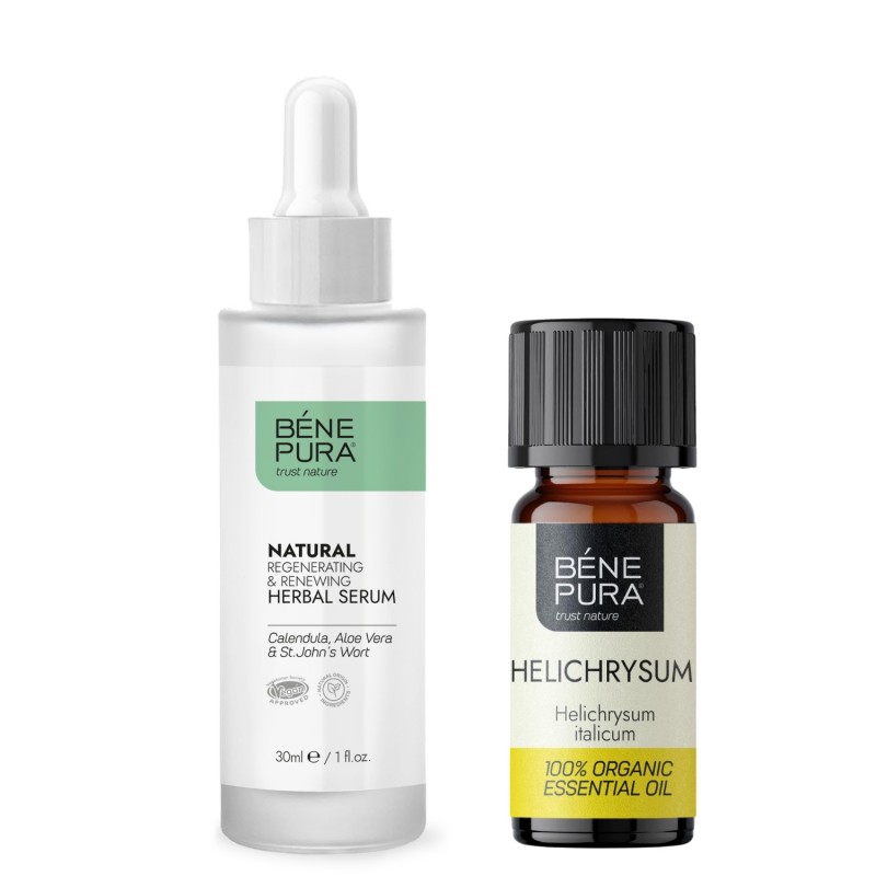 Sérum Facial Regenerador y Bio Aceite esencial de Helicriso - GMC