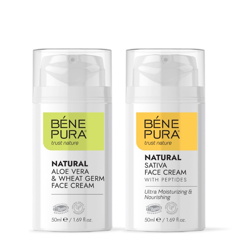 Crema Facial Aloe Vera y Crema Facial Hidratante - GMC