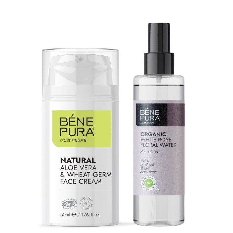 Crema Facial Aloe Vera y Bio Agua floral de Rosa Alba - GMC