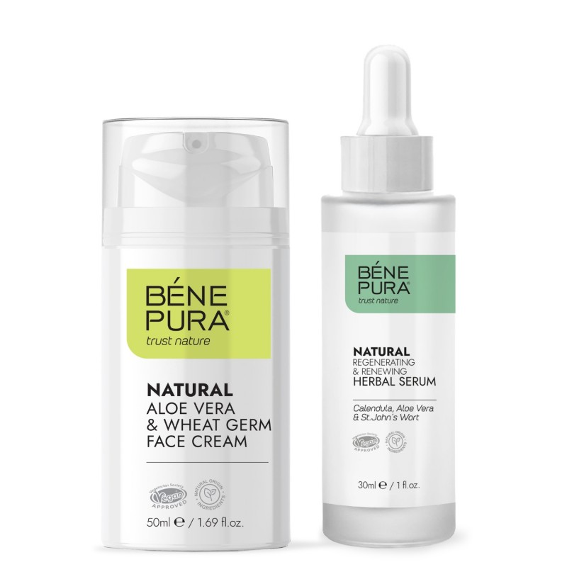 Sérum Facial Regenerador y Crema Facial Aloe Vera - GMC