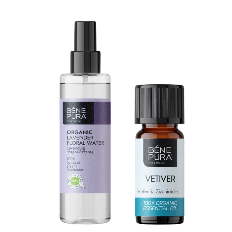 Bio Agua floral de Lavanda y Bio Aceite esencial de Vetiver - GMC