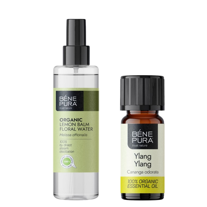 Bio Agua floral de Toronjil y Bio Aceite esencial de Ylang Ylang - GMC