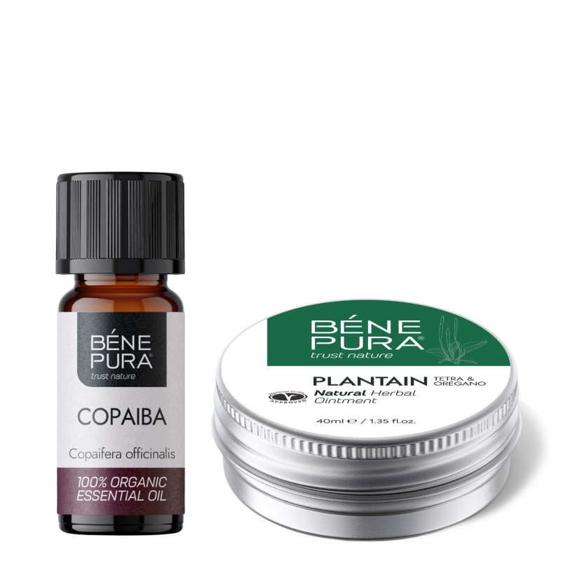 Pomada para irritaciones de la piel con Llantén y Bio Aceite esencial de Copaiba - GMC