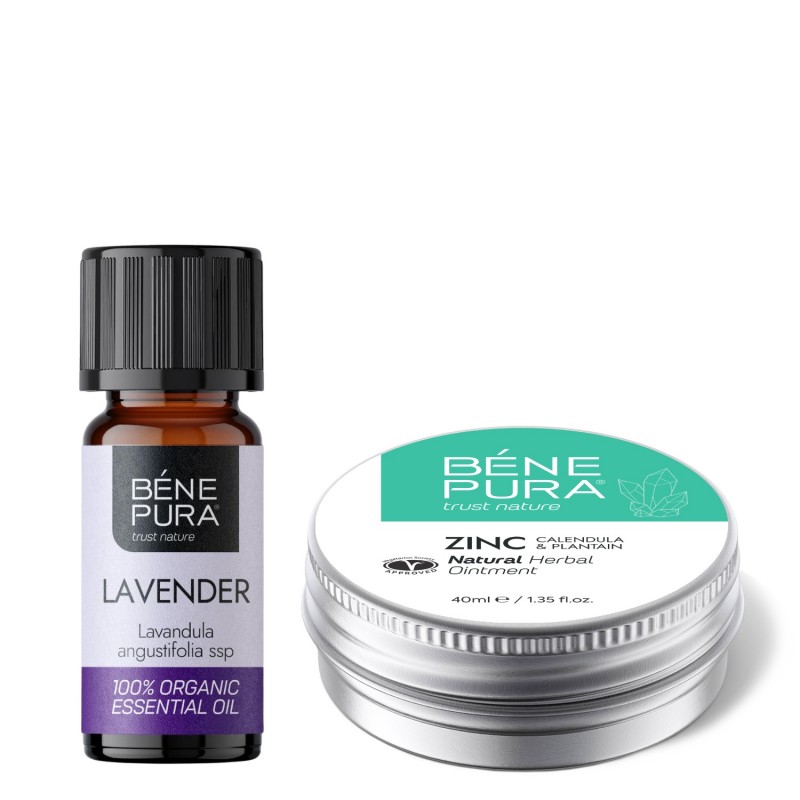 Pomada para irritaciones de la piel con Óxido de Zinc y Bio Aceite esencial de Lavanda - GMC