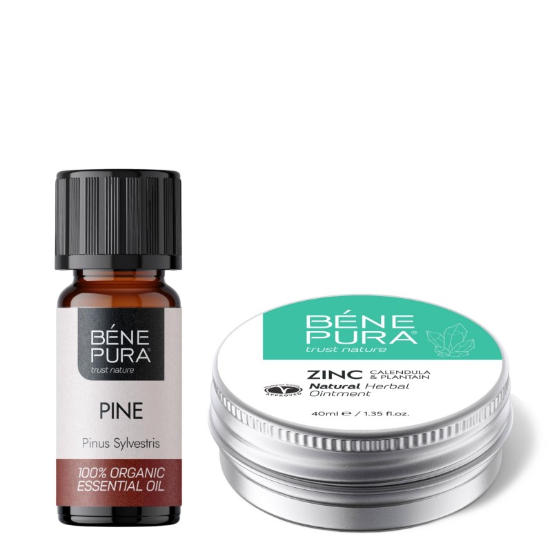 Pomada para irritaciones de la piel con Óxido de Zinc y Bio Aceite esencial de Pino Blanco - GMC