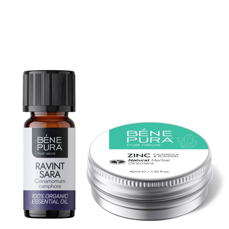 Pomada para irritaciones de la piel con Óxido de Zinc y Bio Aceite esencial de Ravintsara - GMC