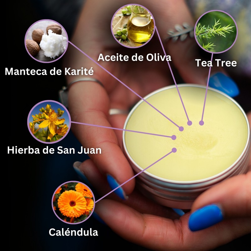 Set Ungüentos para heridas, quemaduras e irritaciones de la piel