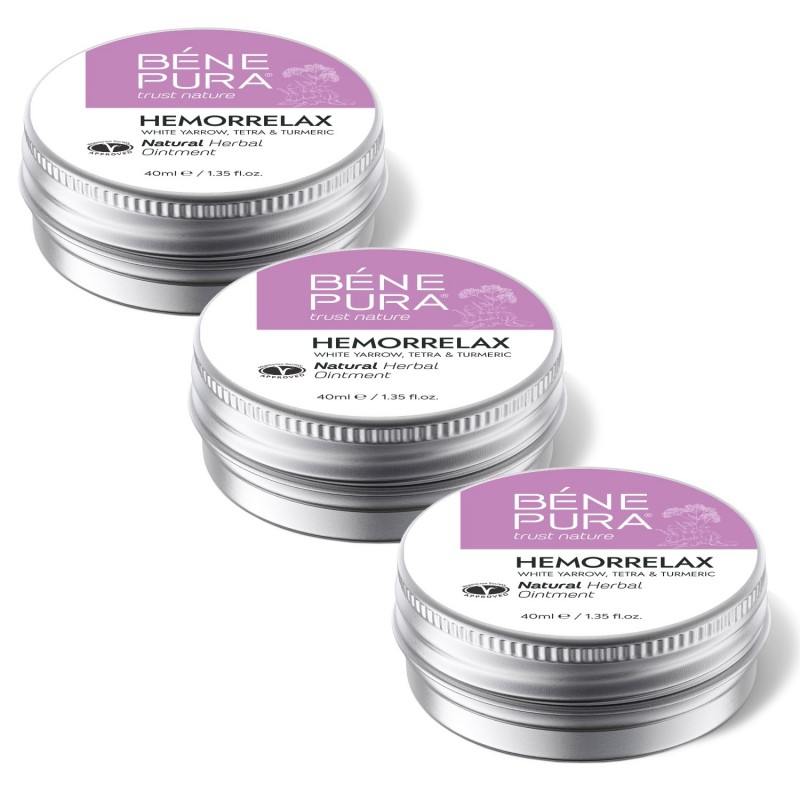 3x Pomada para Hemorroides con Milenrama Blanca, Tetra y Cúrcuma - 40ml - Comparaci&oacute;n de Producto