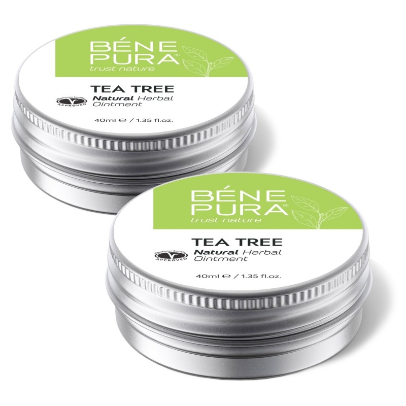 2x Pomada para irritaciones de la piel con Árbol de Té - 40ml - Pomadas para picores
