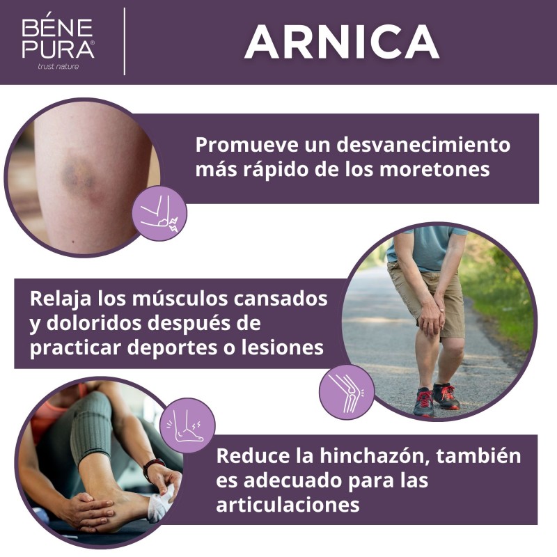 Pomada para Moretones y Músculos con Árnica - 40ml