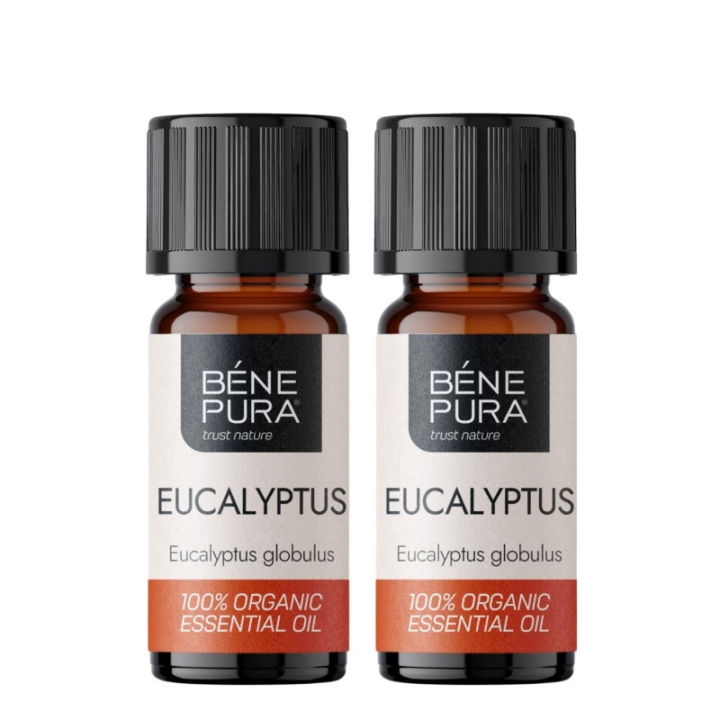 2x Bio Aceite esencial de Eucalipto Globulus - 10ml