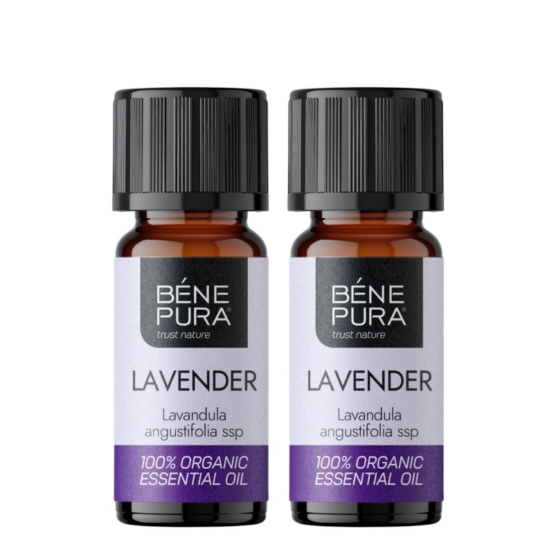 2x Bio Aceite esencial de Lavanda - 10ml