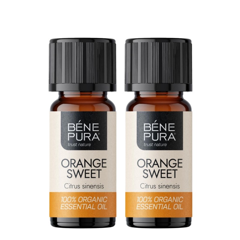 2x Bio Aceite esencial de Naranja Dulce - 10ml
