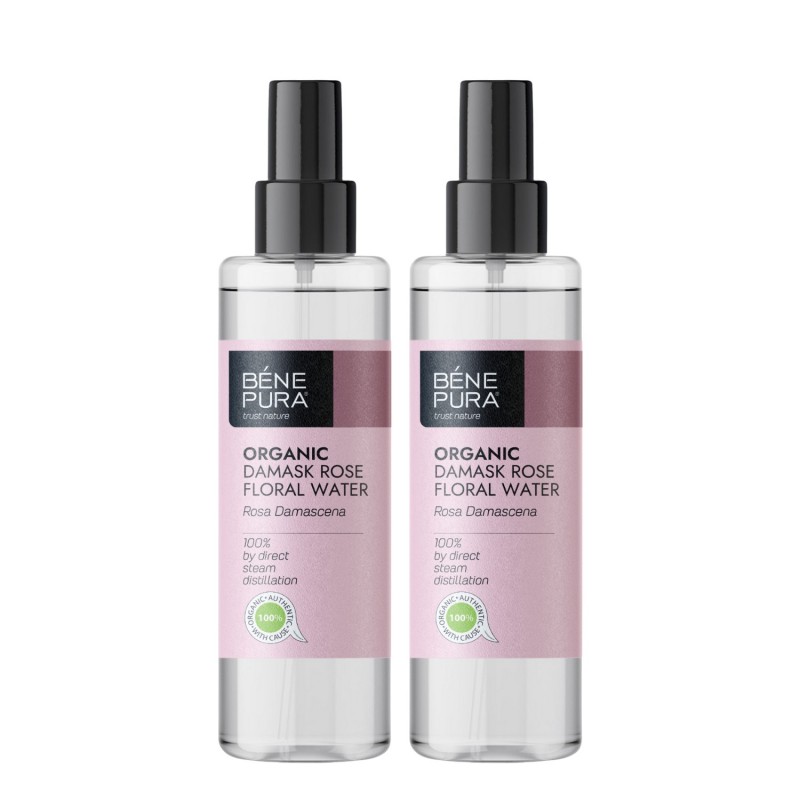 2x Bio Agua floral de Rosa Damascena - 250ml