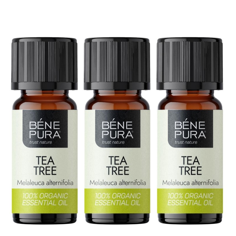 3x Bio Aceite esencial de Árbol de Té - 10ml