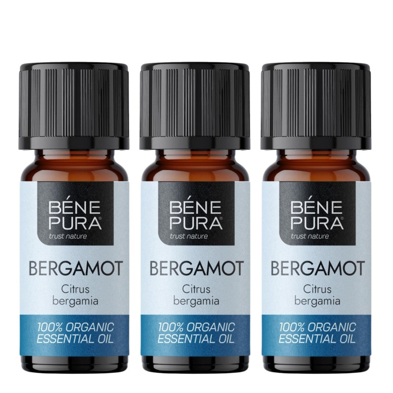 3x Bio Aceite esencial de Bergamota - 10ml
