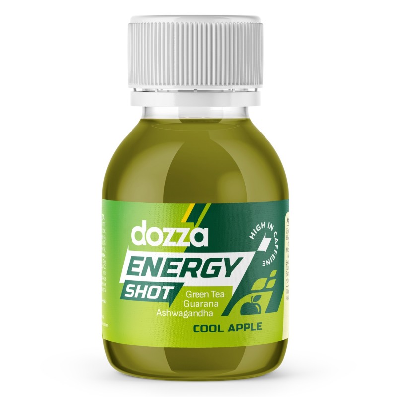 DOZZA Energy Cool Apple Energy shot - 60ml - Bebidas energéticas