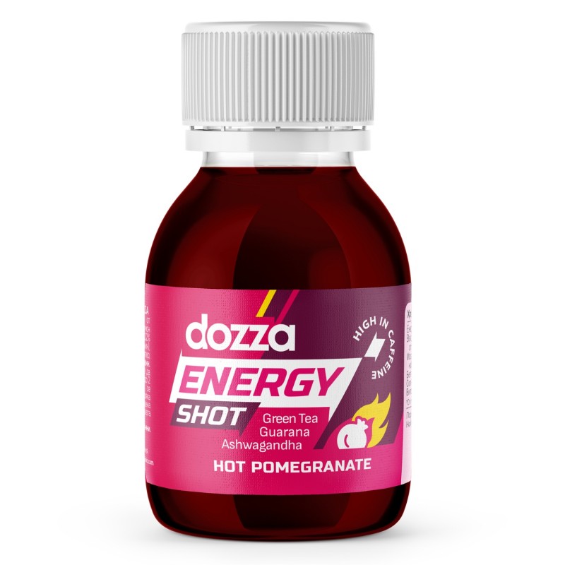DOZZA Energy Hot Pomegranate Energy shot - 60ml - Bebidas energéticas