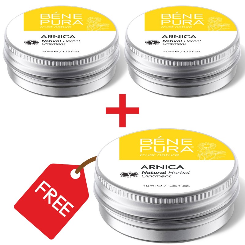 3x Pomada para Moretones y Músculos con Árnica - 40ml - Comparaci&oacute;n de Producto