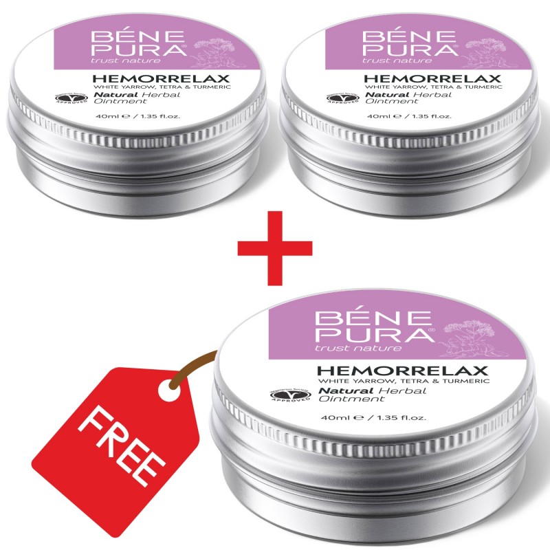 3x Pomada para Hemorroides con Milenrama Blanca, Tetra y Cúrcuma - 40ml - Comparaci&oacute;n de Producto