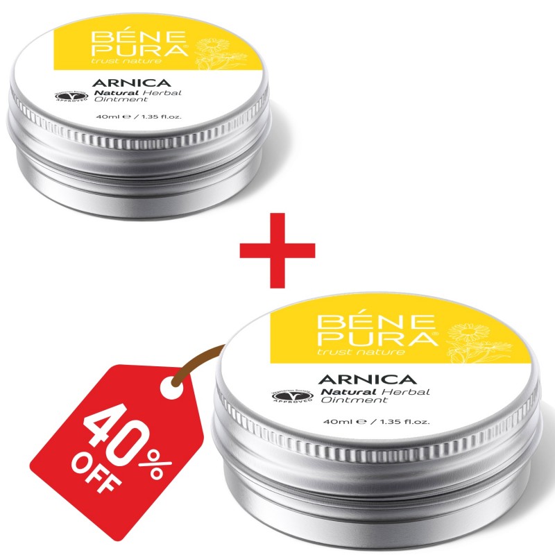 2x Pomada para Moretones y Músculos con Árnica - 40ml - Comparaci&oacute;n de Producto
