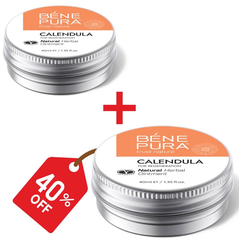 2x Pomada para Quemaduras y Heridas con Caléndula - 40ml - 