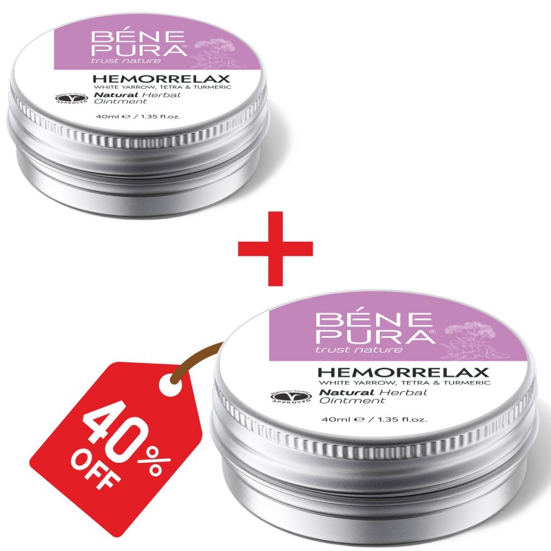 2x Pomada para Hemorroides con Milenrama Blanca, Tetra y Cúrcuma - 40ml - Comparaci&oacute;n de Producto