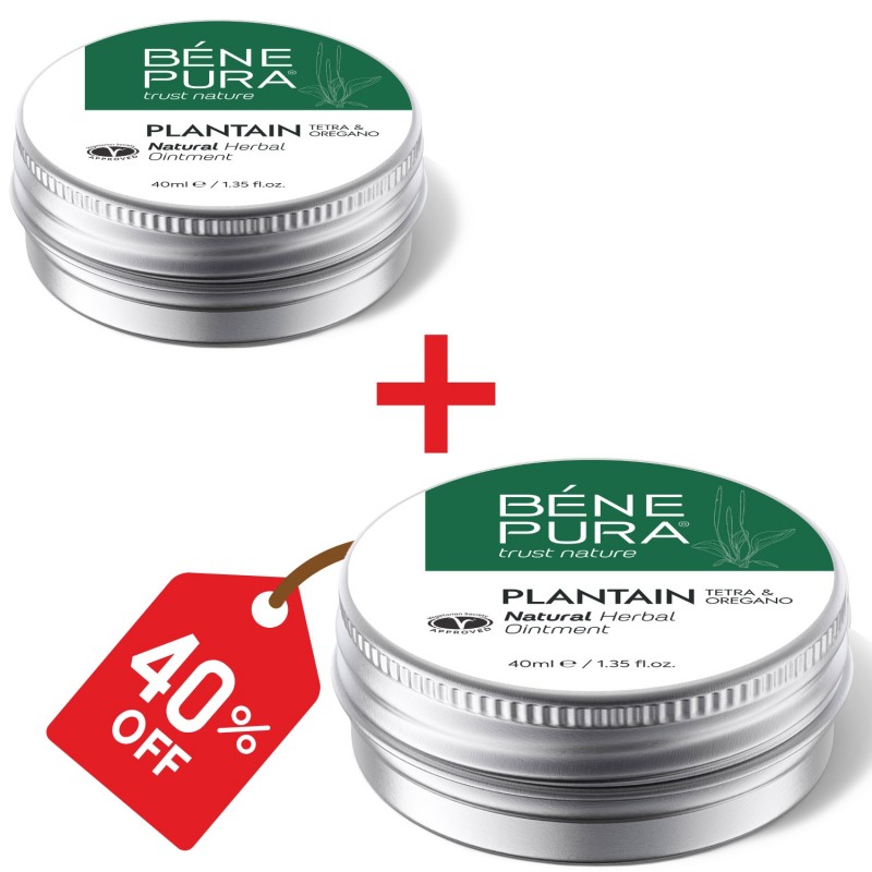 2x Pomada para irritaciones de la piel con Llantén - 40ml - Comparaci&oacute;n de Producto