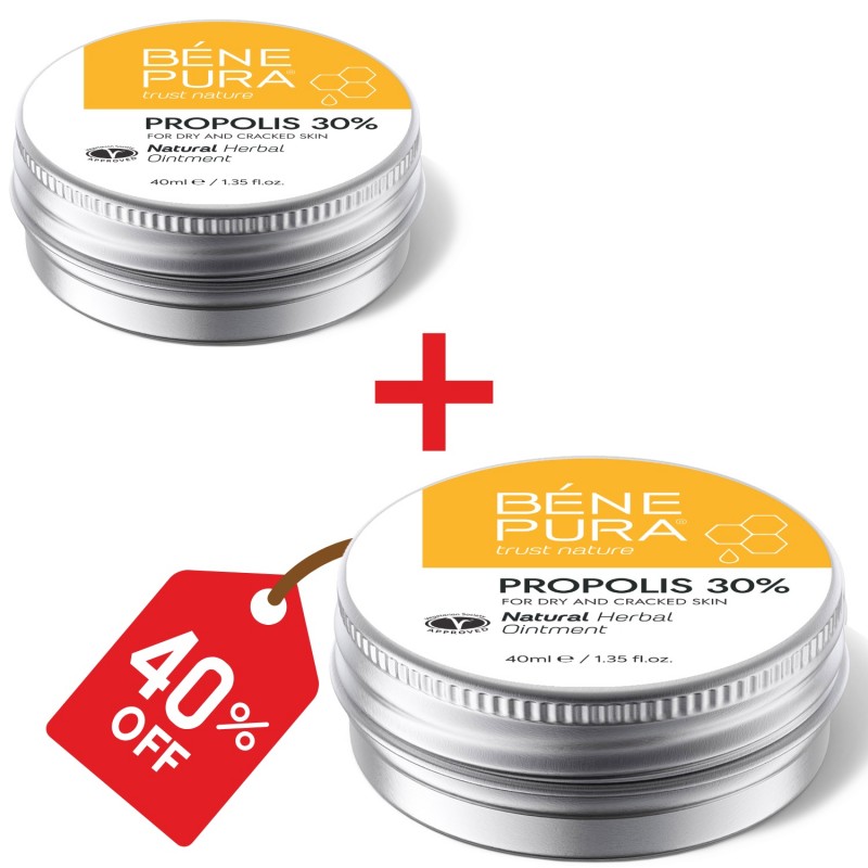 2x Pomada para irritaciones de la piel con 30% Propóleo - 40ml - Comparaci&oacute;n de Producto