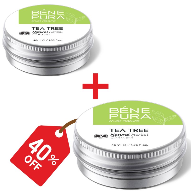 2x Pomada para irritaciones de la piel con Árbol de Té - 40ml - Comparaci&oacute;n de Producto