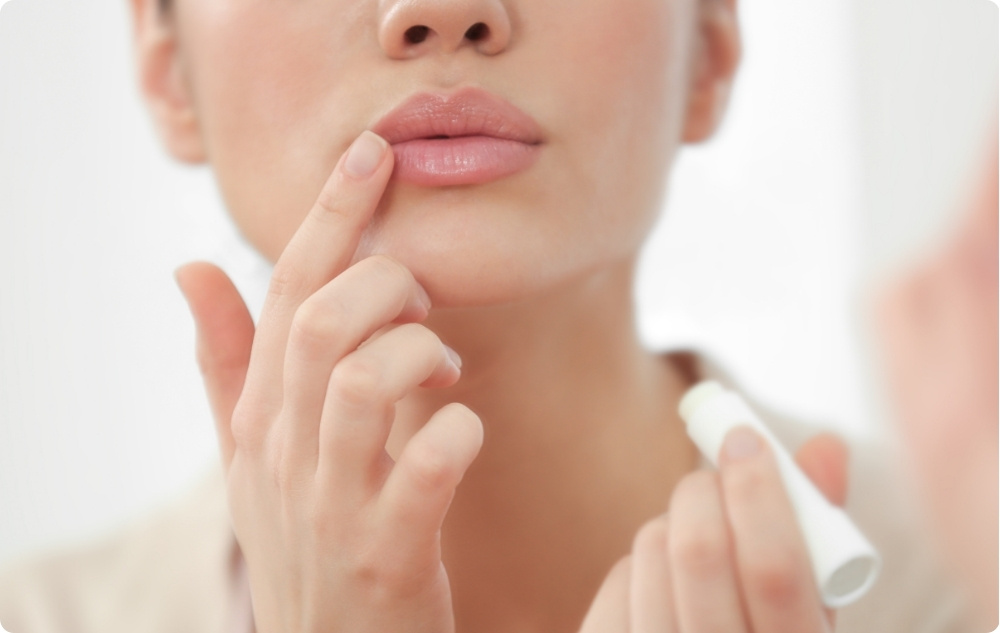 Como bálsamo labial con efecto refrescante